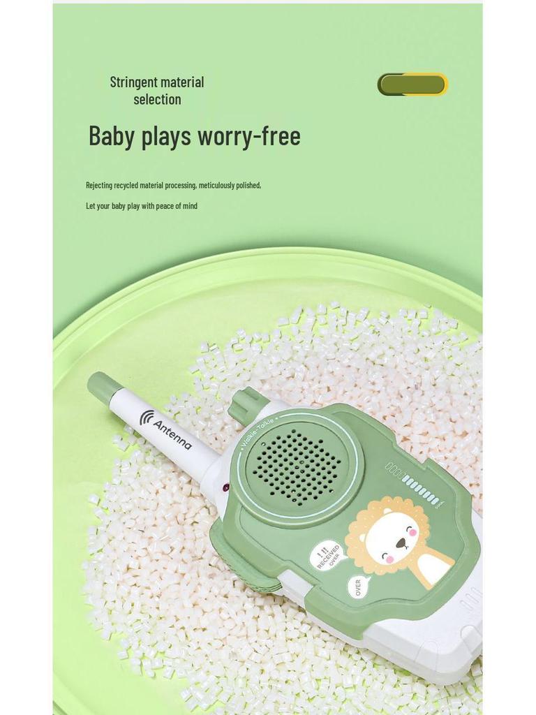Kinder Walkie Talkie Set: 2-teiliges Eltern-Kind-Interaktives Drahtloses Anrufspielzeug, Smarte Outdoor-Kommunikation.