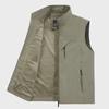 Men's Large Multi-Pocket Outdoor Fishing Work Vest - Suitable for Youth and Middle-Aged Men