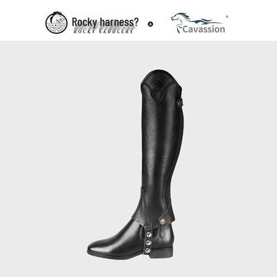 Rindsleder Reitgamaschen Leggings 8105014