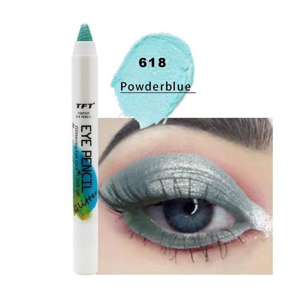 24-color Eyeshadow Pen with Shimmery Fine Pearlescent Pigments, Smudge-proof and Easy To Apply