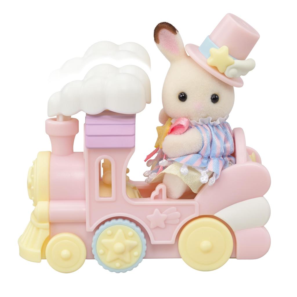 Sylvanian Families Amusement Park Vehicle Set - Train & Airplane - Ko-79 ST Mark Certified, Ages 3 and Up, Toy Dollhouse, Sylvanian Families, Epoch