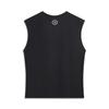 Li Ning X Jay Flow Collaboration Wade Series Letter Print Crew Neck Comfortable Versatile Loose Tank Top Men Tops Black AVSV171-1
