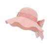Summer Large Brim Sun Hat, Beach Vacation Sun Hat, Women's Lace Bow Sun Hat