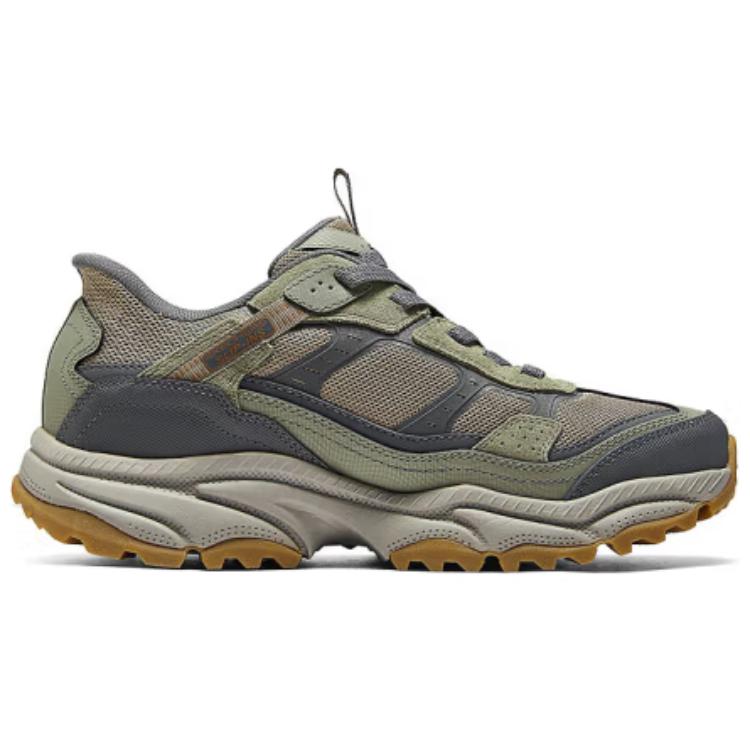 Skechers Outdoor Comfortable Versatile Durable Low-Top Outdoor Functional Shoes Men Shoes Olive-Gray 237744-OLGY
