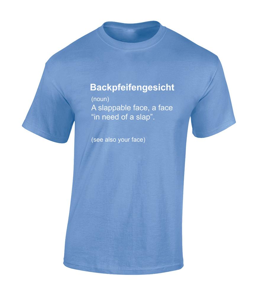 

Лицо, которое хочется ударить Определение Мужская футболка Смешной дизайн-шутка Топ Новый Крутой XL