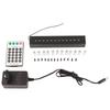 Fiber Optic Lights Kit 12 Holes 6W White Light Meteor Fiber Optic Light with 20 Meteor Modes