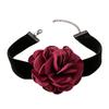 Collana Girocollo Elegante Rosa Stile Europeo - Design Camelia Dolce di Alta Gamma per Donne
