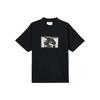 Letter Logo Chest Print Short-Sleeve T-Shirt for Men In Black
