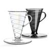 Roisin Conical 30 Single Coffee Dripper, 1-2 Cup Hand Brew Coffee Filter Cup, V30 Funnel Drip Filter Cup, Coffeeware Tool, A