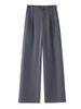 Stylish Women's High-Waisted Stretchy Straight-Leg Pants - Slimming, Loose Fit, Versatile Wide-Leg for Spring/Winter 2026.