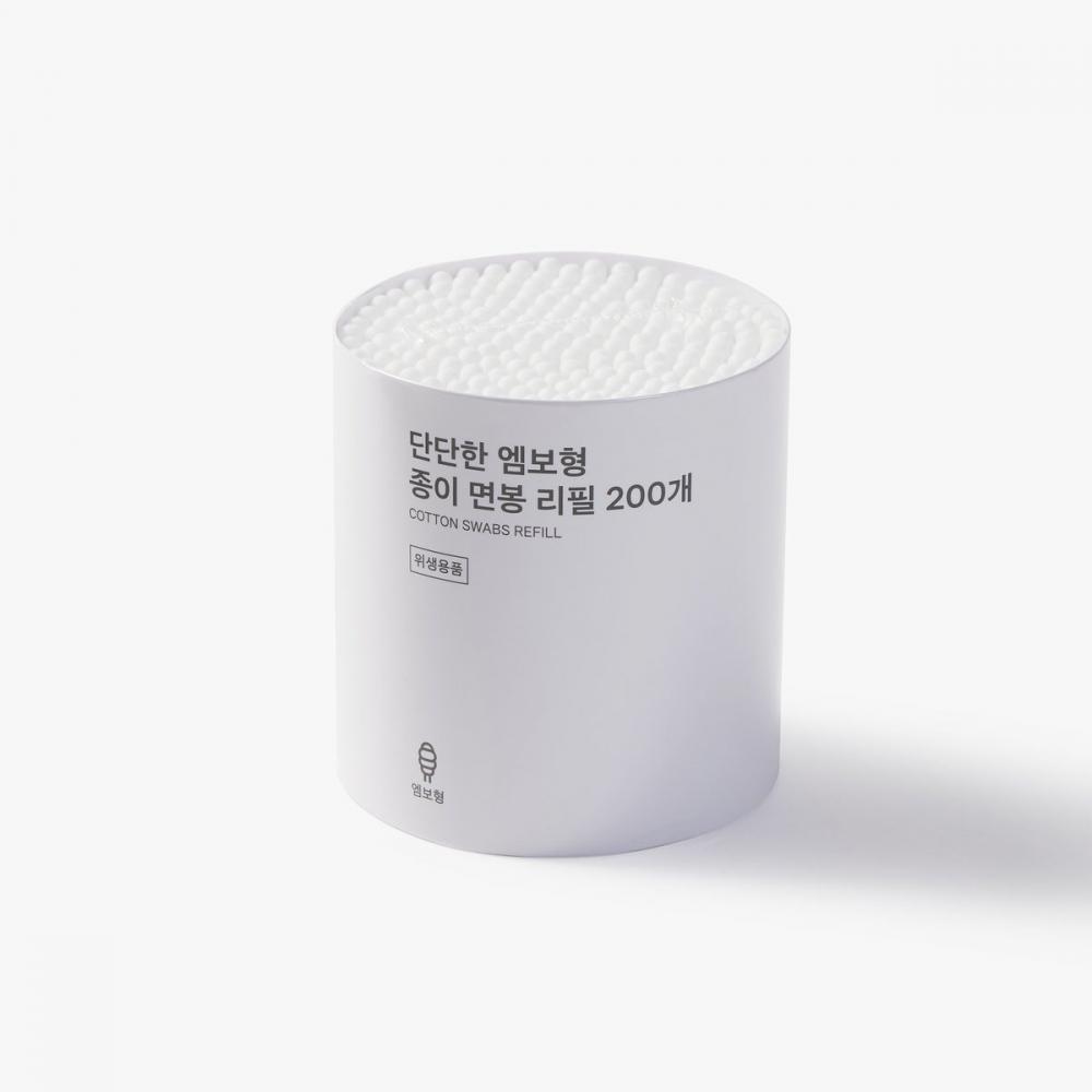 Embossed Paper Swabs Refill 200pcs