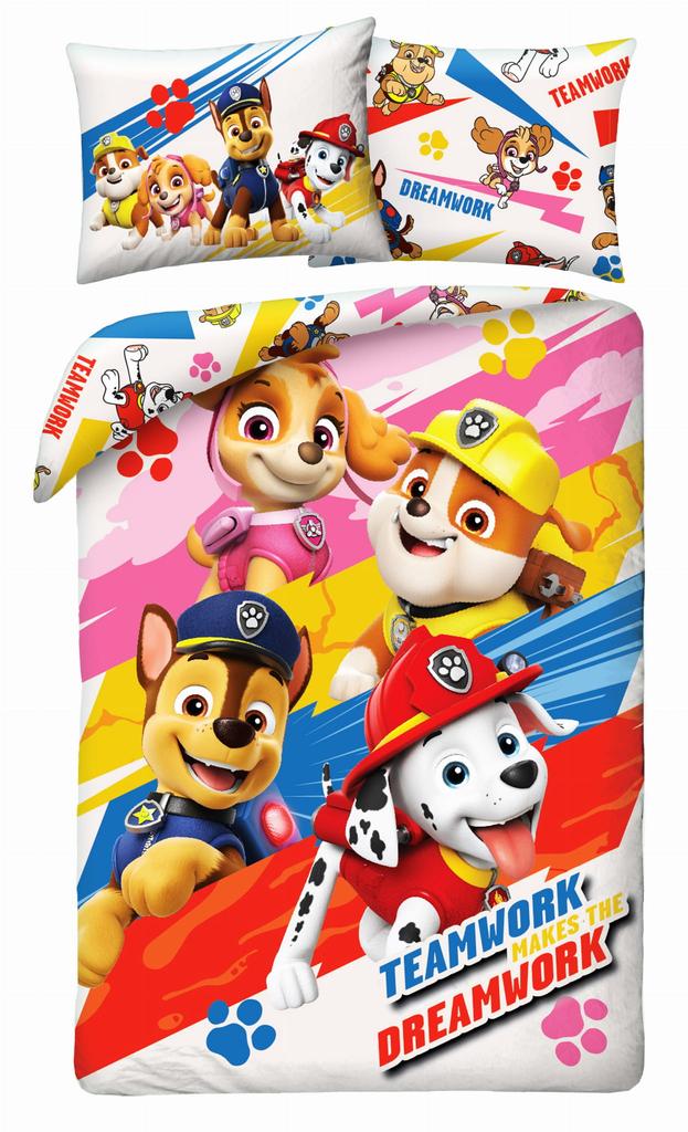 Paw patrol children's bedding set 140x200 dogs