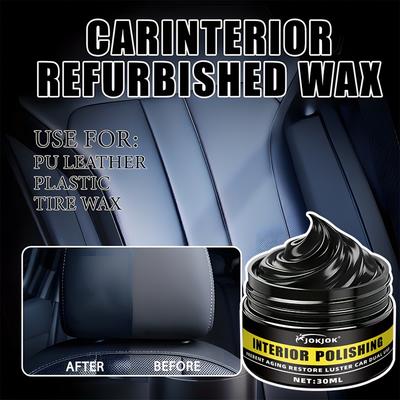 Multi-Purpose Car Interior Restoration Cream | Restores Shine, Repairs Scratches, Suitable for All Vehicle Models, Long-Lasting