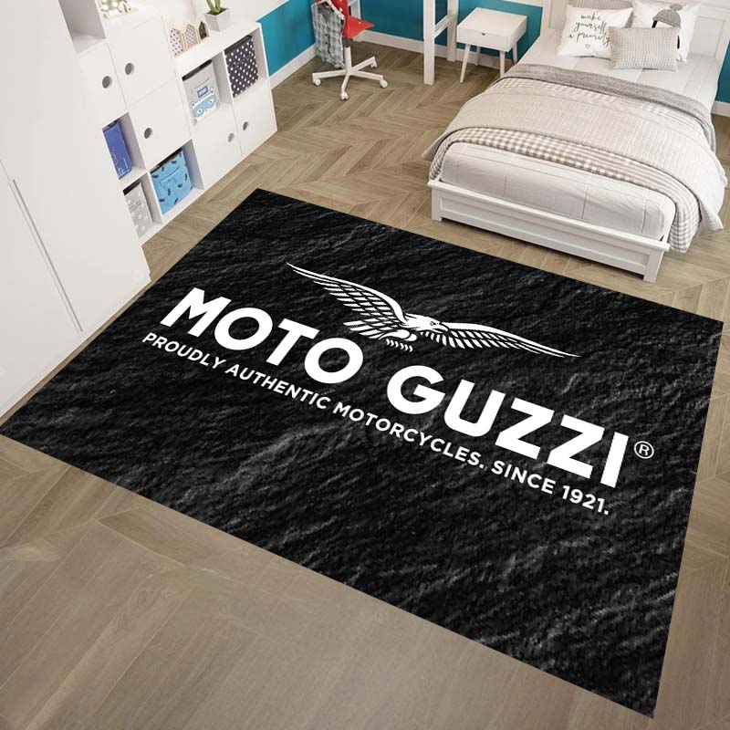 ANIME M-Moto Guzzi Floor Mat Absorbent Floor Mat Non-Slip Entrance Rug for Bathrooms Restrooms and Toilets