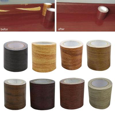 4.57m/roll Home Decor Repair Adhensive Duct Tape Realistic Wood Grain For Furniture Kitchen Gadgets