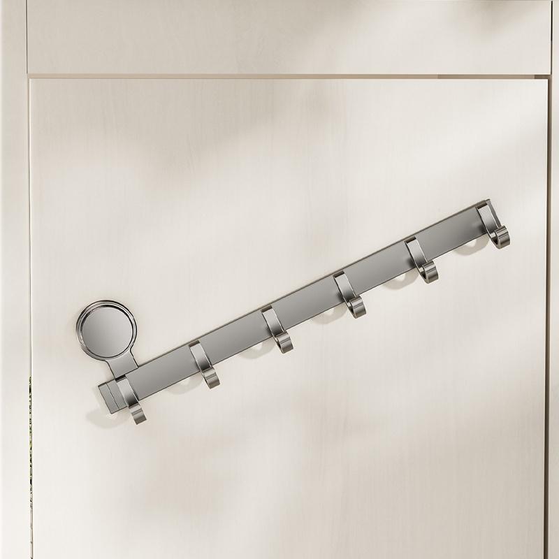 Door Back Wall Hook, No Drilling, Strong Load-bearing Adhesive Hook, Bathroom Entrance Door, Clothes Hook, Hanger