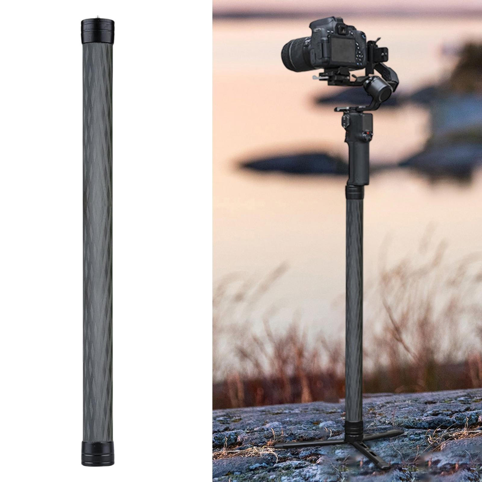 

Camera Extension Arm Cameras Mounting Accessories Easy Carrying Carbon Fiber Lengthened Rod 50cm
