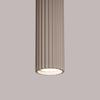 Lampa Wisząca Karbon 1 Gu10 Taupe Alu Sollux Sl.1759
