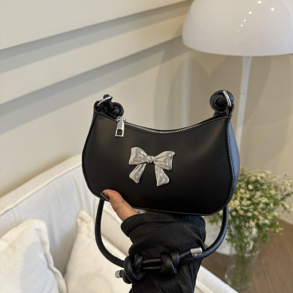 Pu Material Small Square Bag With Zip Closure For Daily Casual Street Style