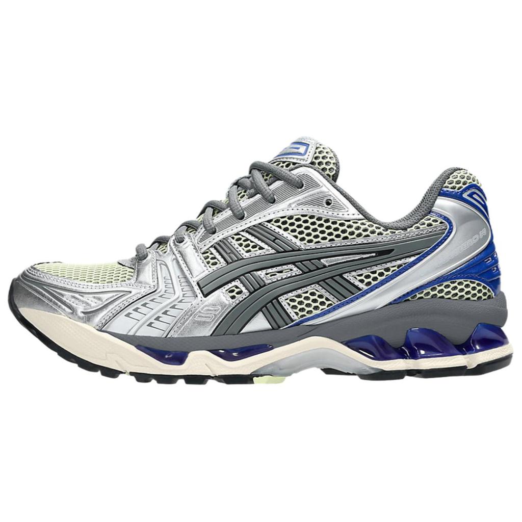 Asics Scarpe da Corsa Traspiranti con Supporto Gel Kayano 14 Unisex Argento Blu 1203A740-750