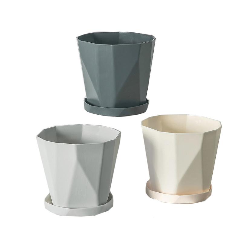 Zesílený severský jednoduchý internetový populární kreativní pryskyřičný květináč na zelené rostliny, sukulenty, plastový
