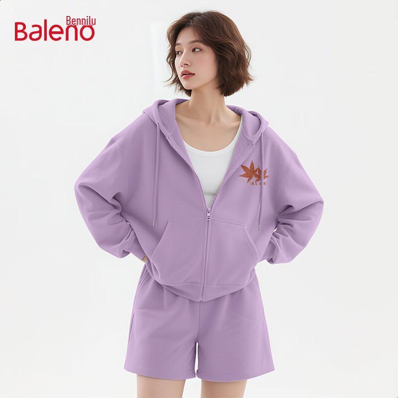 Baleno Women's American Retro Zip-Up Hoodie