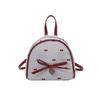 College style women's backpack 2 new summer fashion bow small backpack shopping commuter bag