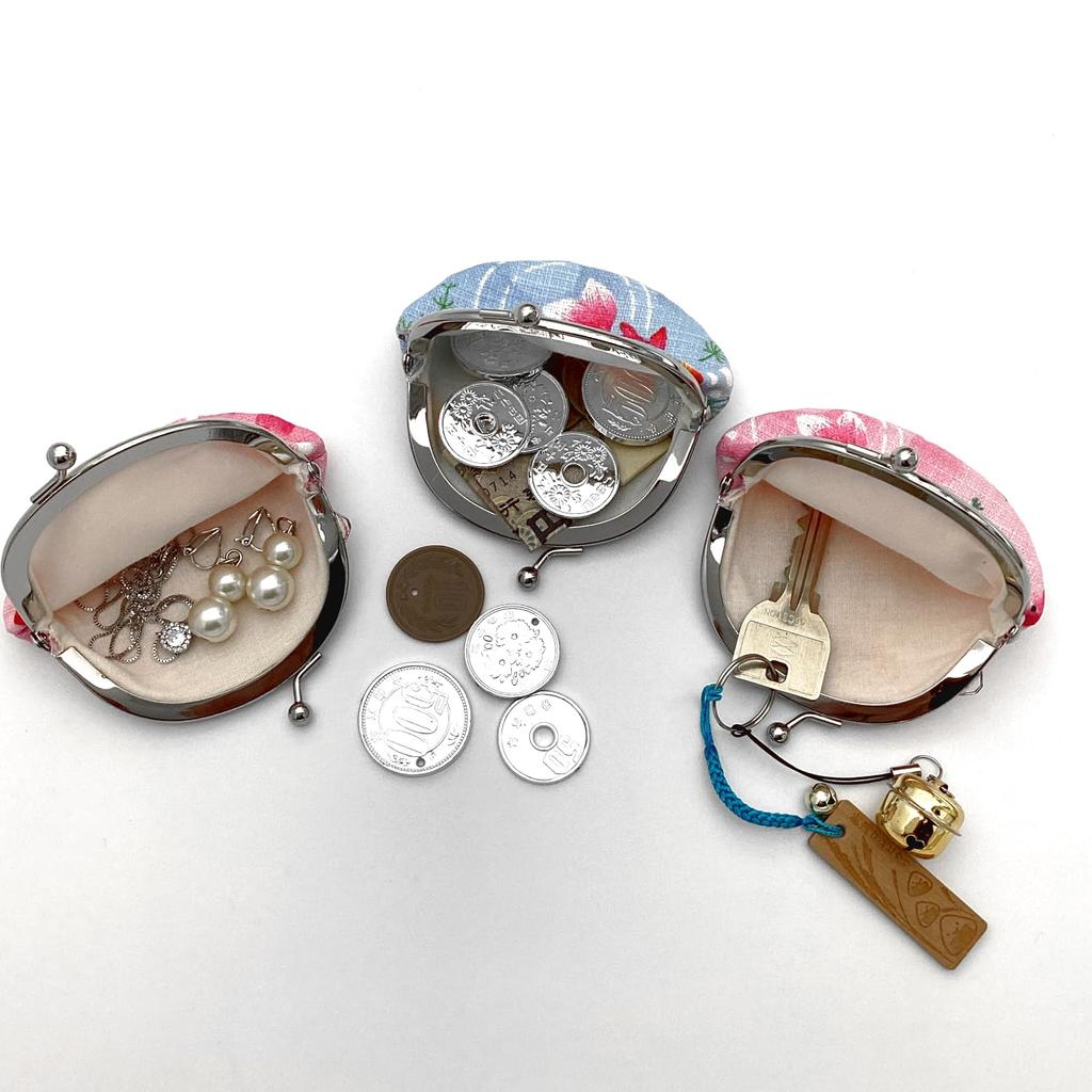 Kyosuke clasp coin x cm perfect for festivals and other Pink goldfish Japanese-made purse, 9.5 8.5 (2.6 inches), occasions. design.