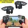 G21 Six Fingers Mobile Phone Game Trigger for PUBG Aim Shooting L1 R1 ABS Key Button for IOS Android Universal Gamepad Joystick 5