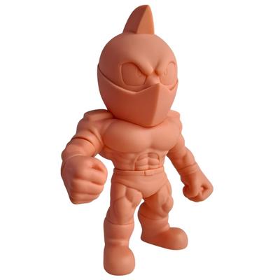 CJ Cyclone Joe Character Figure KinColle 36 Kinnikuman Suguru Combat Suit Face Guard Original Skin Soft Approximately 160mm Unpainted Finished Figure