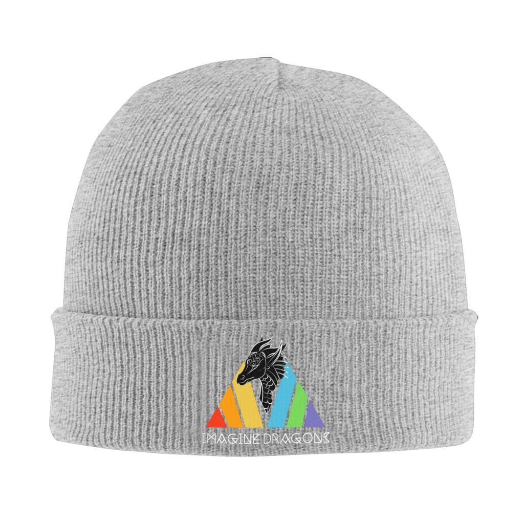 Imagine Dragons Warm Knitted Cap Hip Hop Bonnet Hat Autumn Winter Outdoor Beanies Hats for Men Women Adult