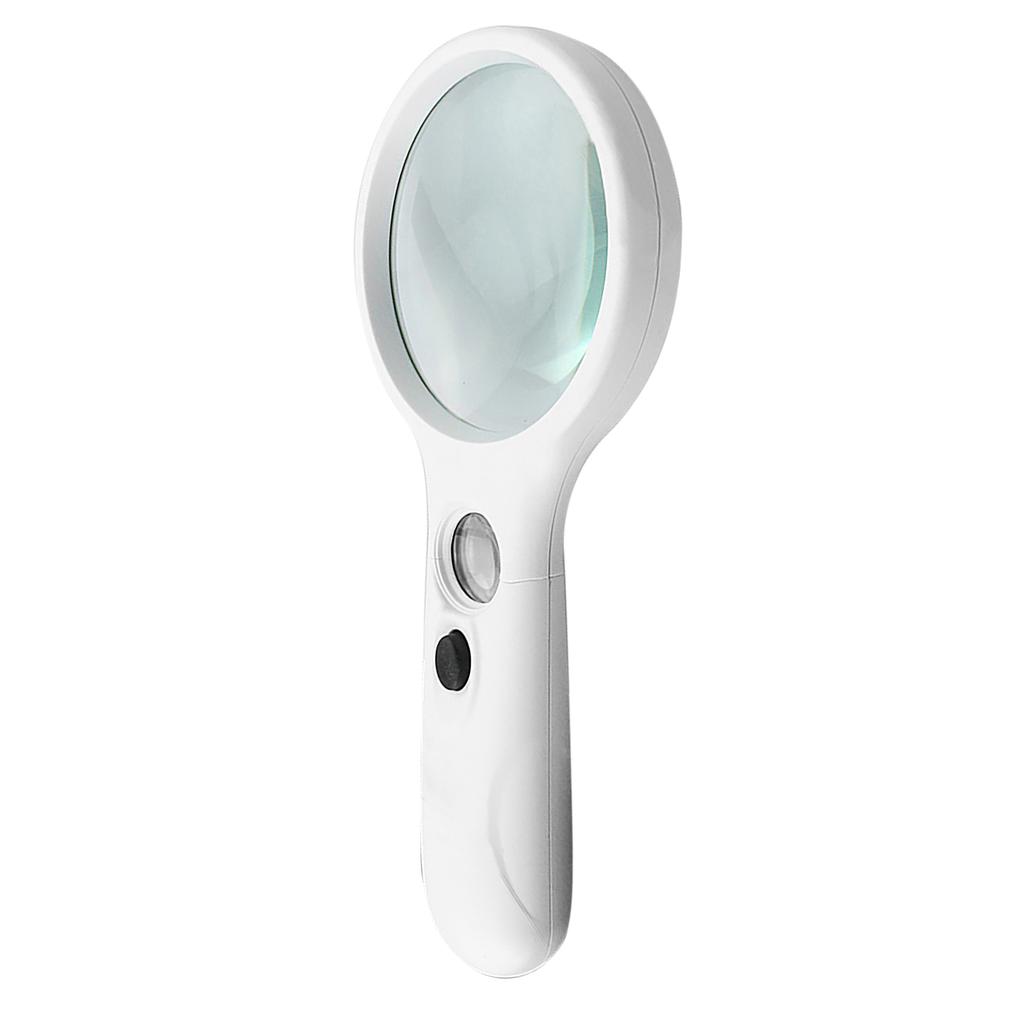 Magnifying Glass LED 3X 45X Magnification Handheld Magnifier Lens for Reading Repair