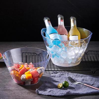 Acrylic Salad Bowl Vegetable Bowl Fruit Ice Bucket Wine Champagne Wine Chiller Wine Bottle Cooler Ice Barrel