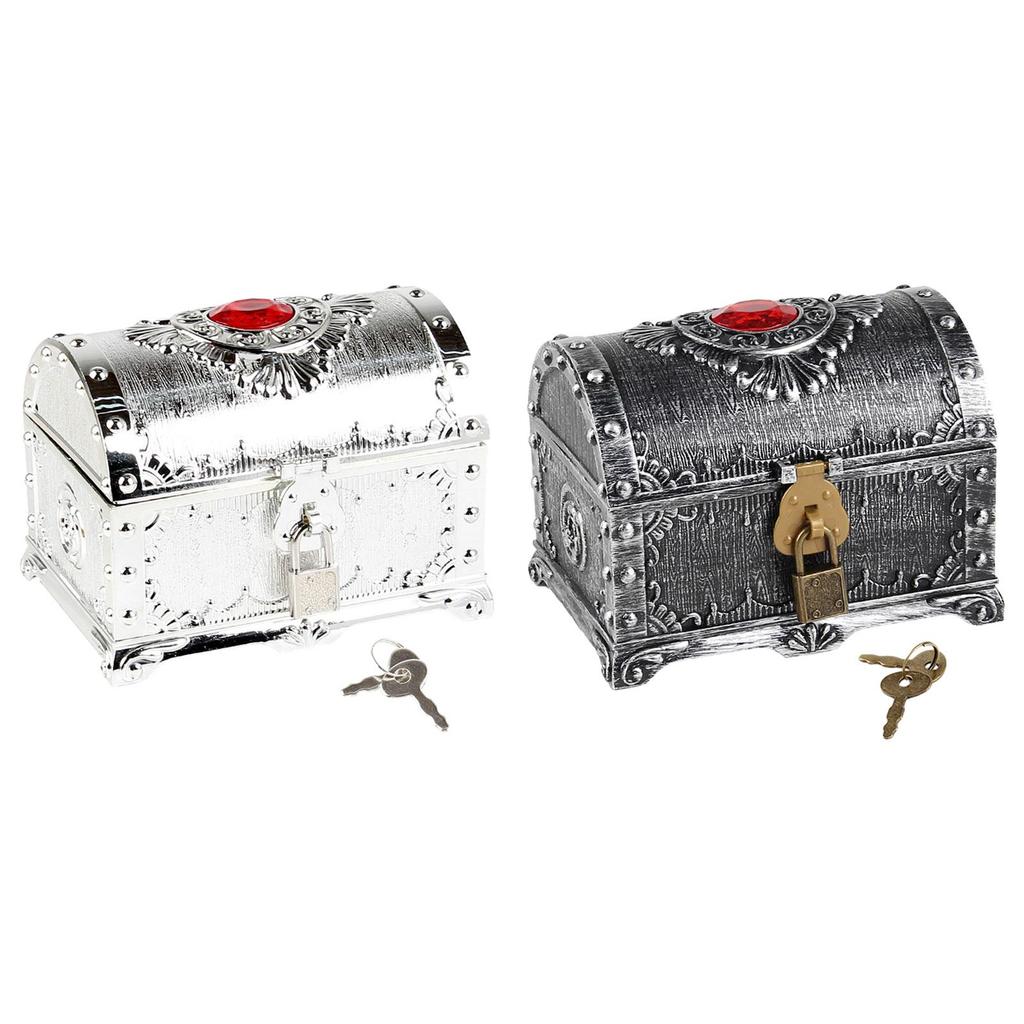 Pirate Treasure Chest Gift Box Birthday Gifts Decorative Vintage Chest Box