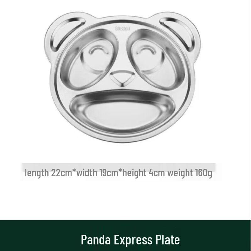 304 Stainless Steel Divided Meal Tray