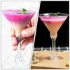 10 Pcs Margarita Glasses Cocktail Cup Espresso Martini Plastic Cups Goblets for Party Transparent