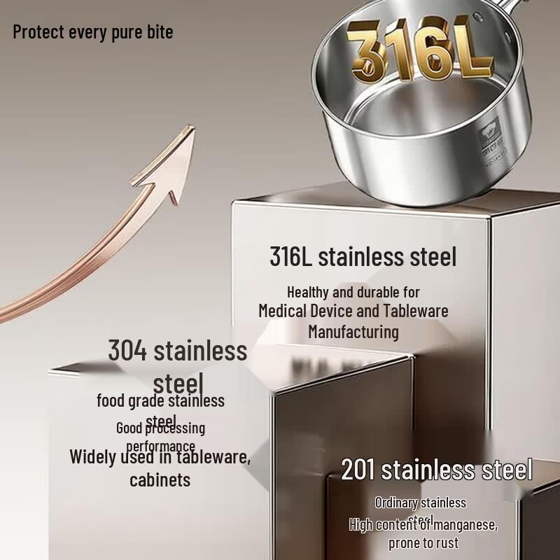 KOBACH 316L Stainless Steel Milk Pot