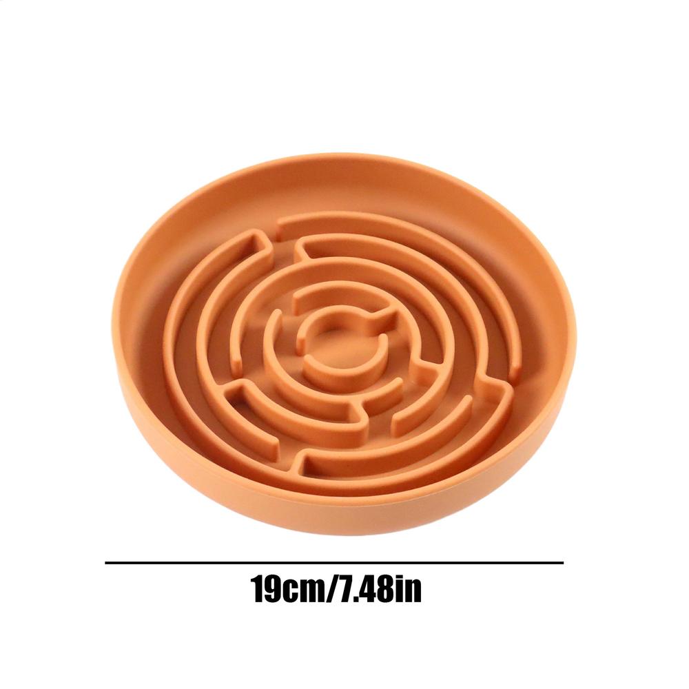 Slow Dog Feeder Silicone Maze Dog Bowl Slow Feeder Suction Cup Base Anti-Choking Pet Supplies Interactive Toys For Large To