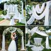 10/5/3/2/1M Wedding Tulle Backdrop Curtains,Sheer Backdrop Curtains,Birthday Party Baby Shower,Photography Backdrop Decoration