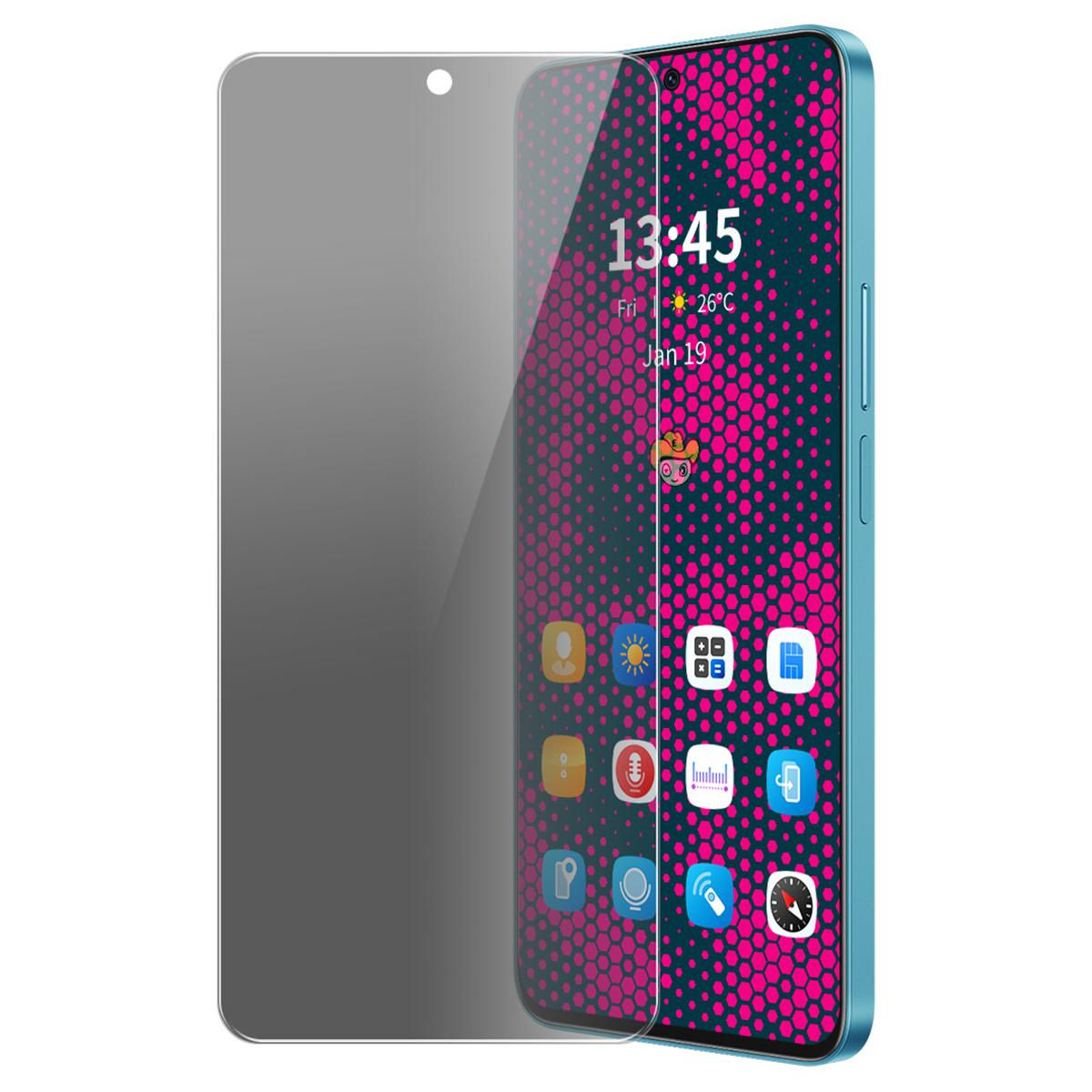 

Захисна плівка для екрана ENKAY HAT PRINCE для Motorola Moto G84 5G із високою алюмінієво-кремнієвою скляною плівкою, що запобігає відображенню відео. Type A