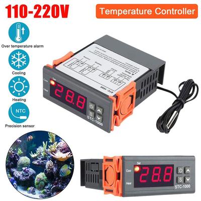 DC12V 24V AC110-220V STC-1000 LED Digital Thermostat For Incubator Temperature Controller Thermoregulator Relay Heating Cooling
