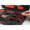 Coffret perçage vissage - BLACK+DECKER - A7231-XJ - 76 Accessoires - forets, douilles, embouts