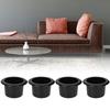 4 Stück 110×63mm Becherhalter ABS-Kunststoff Stuhlzubehör Kunststoff-Becherhalter Boots-Tisch