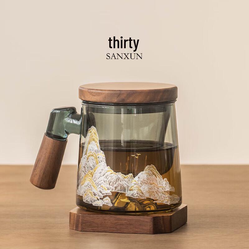 

Luxury Glass Tea Infuser Mug