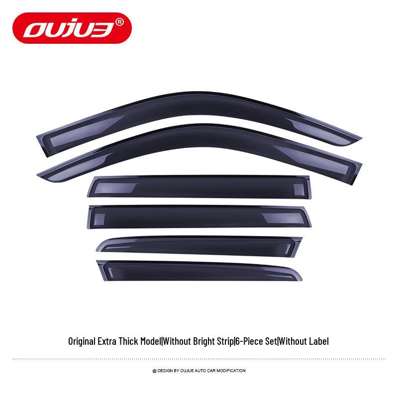 Beijing BJ60 2022 Rain Guards: Enhanced, Wider/Thicker Deflectors for Car Windows, Modified Decorative Accessories