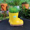 Rain Boots, Flowerpot Ornaments, Courtyard Garden Succulent Potted Plant Decorations, Home Small Clear Landscape Statues
