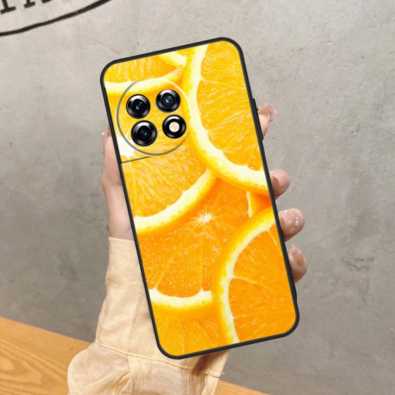 Summer Fruit Orange Case For OnePlus 15 15R 13 13R 13T 12 12R 11 10 10R 10T 8T Nord 5 CE 4 2 3 Lite N20 N30 Cover