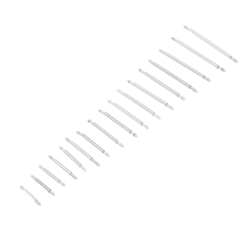 340 Stück Uhrenstifte 1,8 mm Edelstahl Hohe Festigkeit Diversifizierte Größen Federstegwerkzeug für Reparatur Armbänder