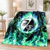 SC Freiburg FC Printed Flannel Blanket Warm Comfort Bed Throw For Indoor Home Decoration