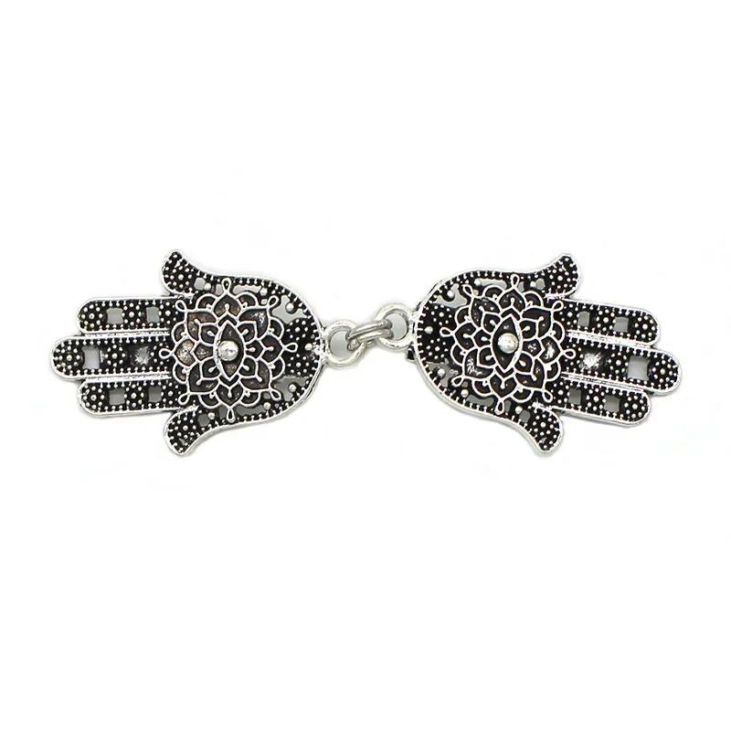 1 Pair New Blouse Shirt Lapel Collar Cardigan Clip Women Girls Vintage Shiny Crystal Pin Brooch Cape Cloak Clasp Fixing Clip